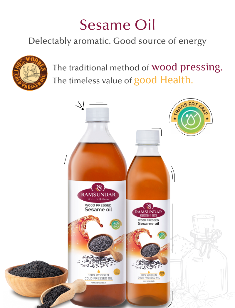 healthy sesame oil