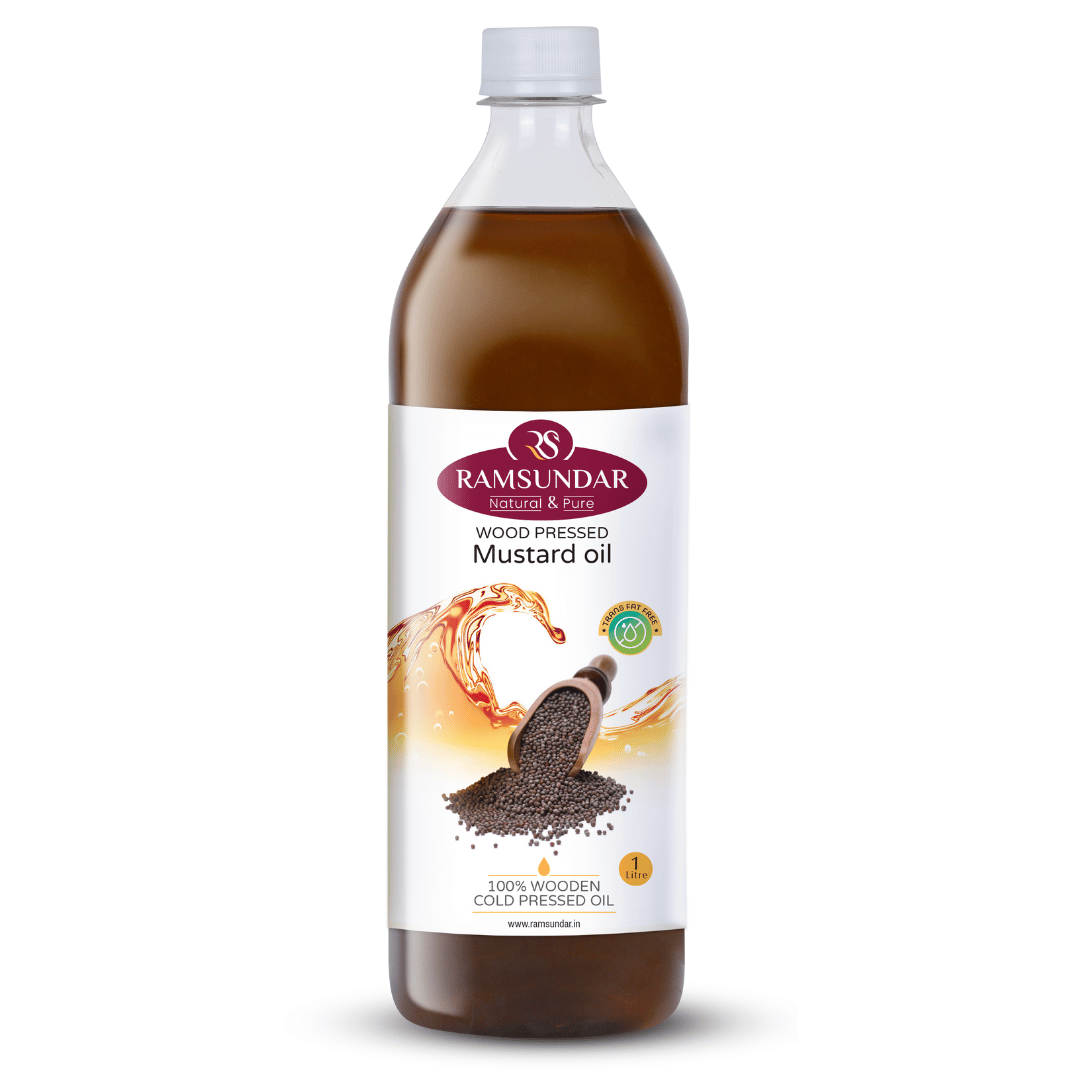 Wooden pressed mustard oil